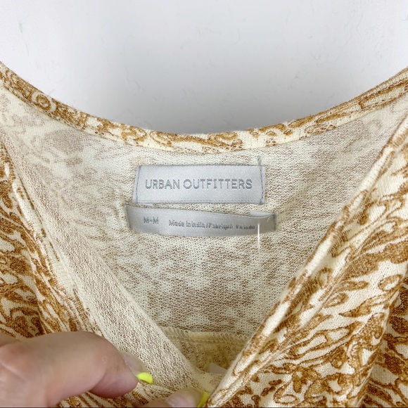 Urban Outfitters Yellow Peplum Tank NWTs sz Med - Picture 2 of 8